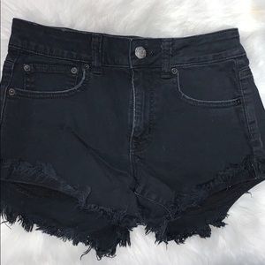 Denim shorts